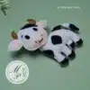Cow Felt PDF Pattern – Left Side View