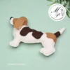 Felt Basset Hound Dog Ornament PDF Pattern – Left Side View